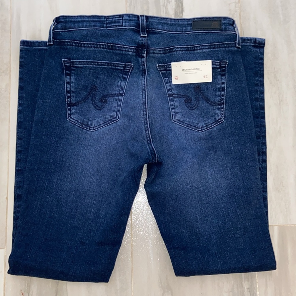 AG Adriano Goldschmied Super Skinny Ankle, Style: EMP1389, 27Rx28, NWT $198 MSRP - Picture 4 of 13